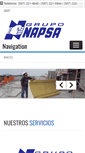 Mobile Screenshot of gruponapsa.com